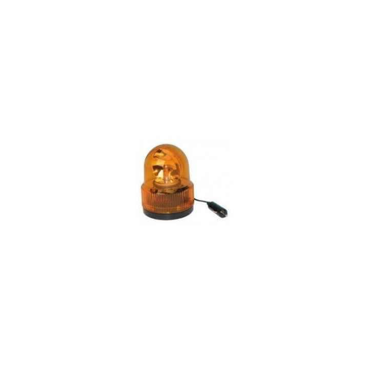 Gyrophare magnetique 12v 21w ambre orange aimant feu tournant lumiere aimantee v16 dgt ECLATS DESTOCKAGE