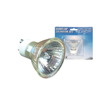 Ampoule dichroique gu10 50w 220v blanc chaud 2700k spot eclairage lumiere 240v lampe halogene - ECLATS DESTOCKAGE