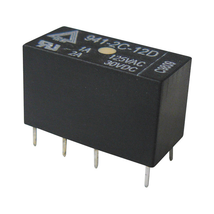 Relais electrique miniature 12v 2 contacts no nf 1a 2a 3a 12vcc 941 2c 12v dc 2no nf ECLATS DESTOCKAGE