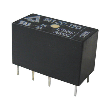 Relais electrique miniature 12v 2 contacts no nf 1a 2a 3a 12vcc 941 2c 12v dc 2no nf ECLATS DESTOCKAGE