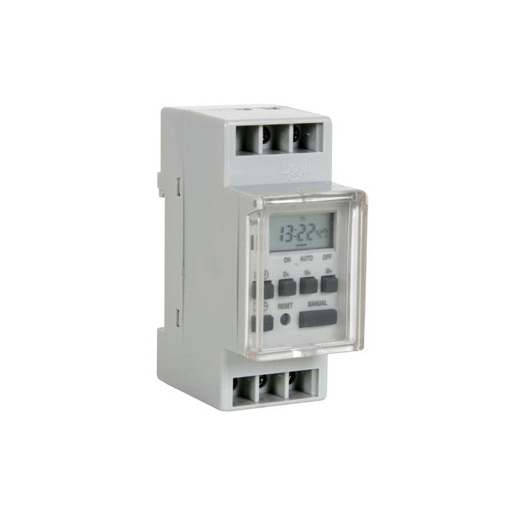 Horloge interrupteur horaire pet010 timer9 e305din1 220v minuterie 7 jour rail din programmateur 230 ECLATS DESTOCKAGE