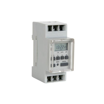 Horloge interrupteur horaire pet010 timer9 e305din1 220v minuterie 7 jour rail din programmateur 230 ECLATS DESTOCKAGE