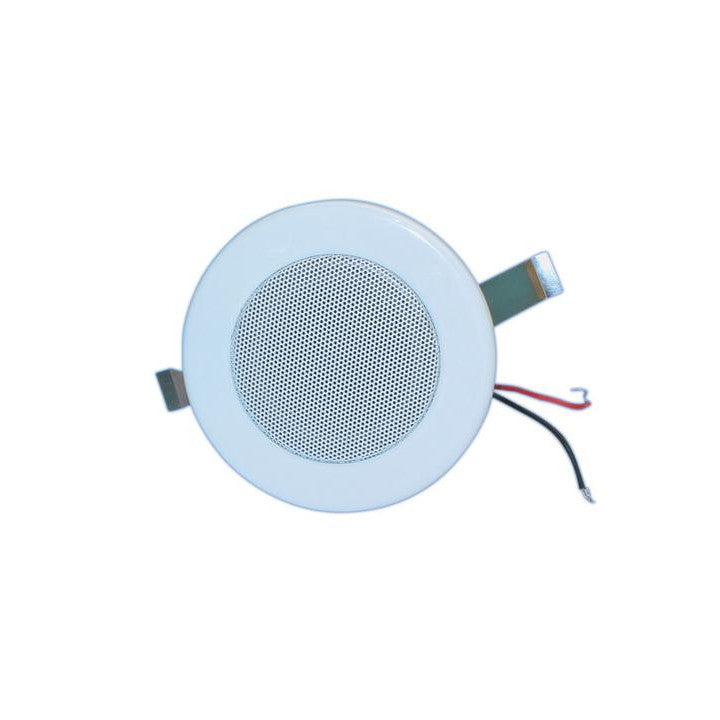 Haut parleur plafonnier encastre sono 6w 2.5 100v blanc montage faux plafond enceinte pac625w 5410329371760 ECLATS DESTOCKAGE