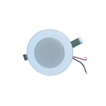 Haut parleur plafonnier encastre sono 6w 2.5 100v blanc montage faux plafond enceinte pac625w 5410329371760 ECLATS DESTOCKAGE