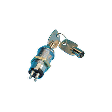 Serrure clé electrique 2 clefs rondes commutateur momentane a impulsions 4 plots code 3101 ECLATS DESTOCKAGE