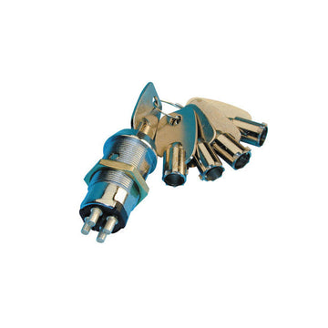 Serrure electrique clé a pompe commutateur momentane a impulsions 4 plots 5 clefs ouverture porte ECLATS DESTOCKAGE
