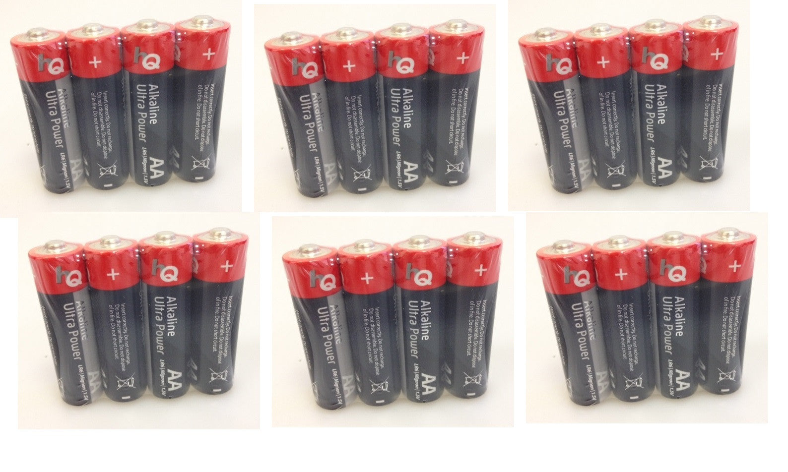 24 piles alcaline 1.5v lr06 aa 2600ma (24) lr6c/24 camelion aa am3 lr6 15a e91mn1500 815 4006 - ECLATS DESTOCKAGE