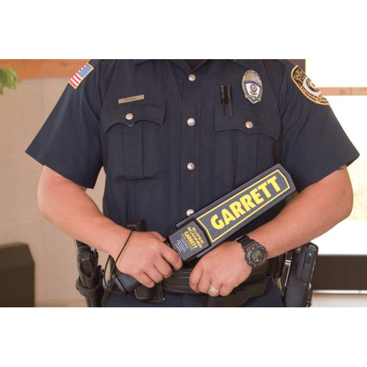 Détecteur de métaux securite garrett fouille manuelle Super scanner 1165180 ECLATS DESTOCKAGE