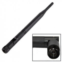 Antenne wifi 5 db 6dbi 2.4ghz rp-sma omni directionnel pour routeur point d accès WiFi ECLATS DESTOCKAGE