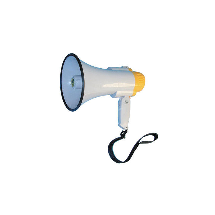 Megaphone 5w 6w 8w 10w porte voix amplificateur son 150 à 300m ø130x190mm 12w 15w m04 206 ECLATS DESTOCKAGE