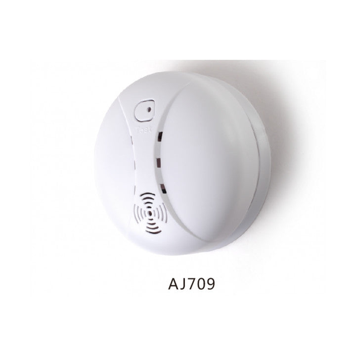 Detecteur de fumee optique CE DF100 AJ-709 norme en 14604 autonome avec pile 9V ECLATS DESTOCKAGE