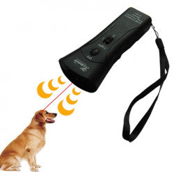 Repousse bi ultrason 20m mt-651 chien mechant agressif laser 4 in 1 2 frequence ECLATS DESTOCKAGE