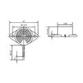 Buzzer sirene alarme bip 220v ac hyt-3015c dispositif sonore 230v 240v ca SFM-27 702105951200 ECLATS DESTOCKAGE