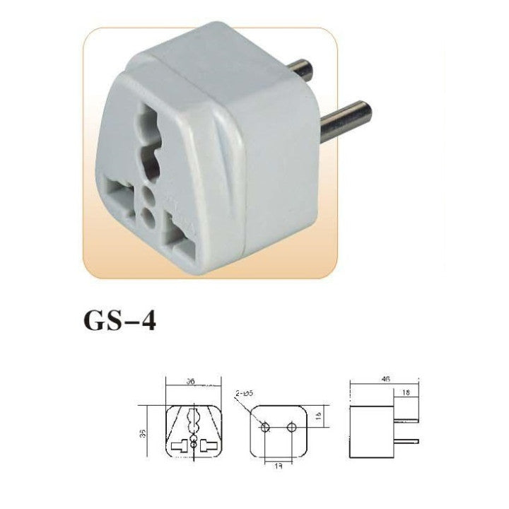 Adaptateur prise euro universel france allemagne espagne belgique portugal ECLATS DESTOCKAGE