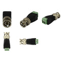 1 Adaptateur Coaxial Balun Vidéo Connecteur BNC Mâle CCTV Caméra BNC-16 ECLATS DESTOCKAGE