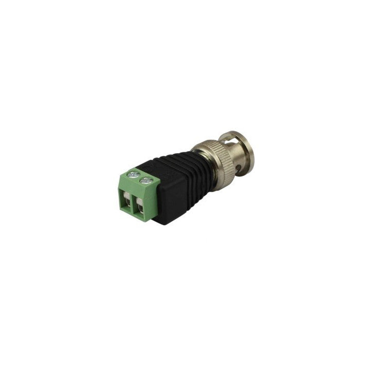 1 Adaptateur Coaxial Balun Vidéo Connecteur BNC Mâle CCTV Caméra BNC-16 ECLATS DESTOCKAGE