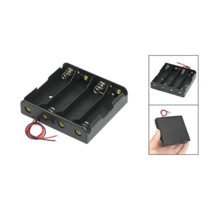 1 Boitier Bloc Coupleur Support de 4 Batterie Pile rechargeable 18650 3.7v ECLATS DESTOCKAGE