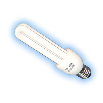 Ampoule fluo compacte e27 230v 15w equivalence 75w 220v eclairage economie luminotherapie EL2001 42MM 13W ECLATS DESTOCKAGE