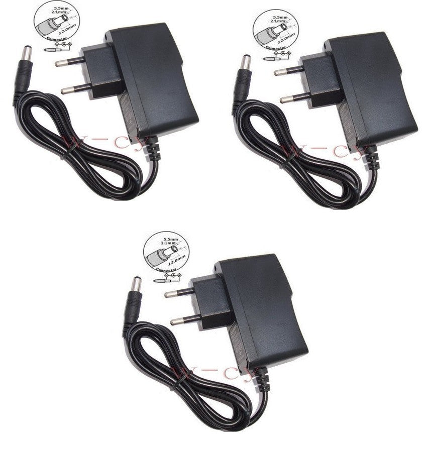 3 Alimentation 110v 220v vers 12v adaptateur 1a 0.5a 0.8a 0.7a 0.9a ac dc - ECLATS DESTOCKAGE