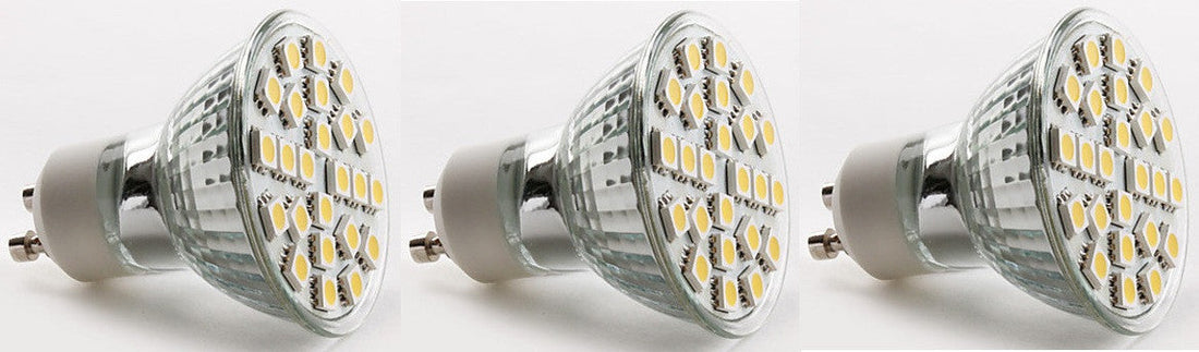 3 ampoule gu10 24 led 5w smd 5050 spot blanc chaud 3w 4w 6w basse conso 220v 240v eclairage lumiere ECLATS DESTOCKAGE