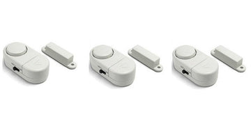 3 jeux mini alarme intrusion detection ouverture porte tiroir fenetre appartement garage ECLATS DESTOCKAGE