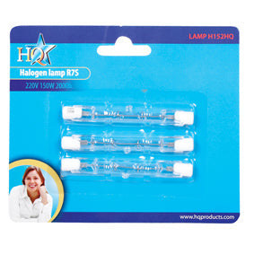 3 tube 230v 150w r7 r7s 78mm eclairage ampoule halogene quartz lumiere lampe crayon claire ECLATS DESTOCKAGE