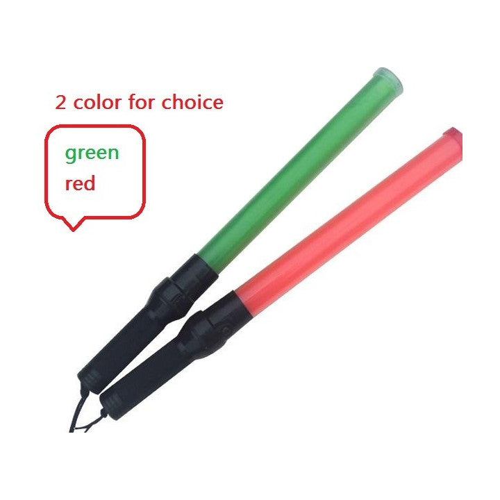 Baton police signalisation vert lumineux route circulation automobile avion ECLATS DESTOCKAGE