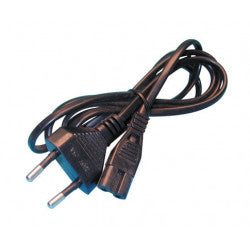 Cordon electrique 2m 2x0.75mm2 CEE 7/16 cable-704-2.5 mâle 6a vers femelle mini philips cable secteur ECLATS DESTOCKAGE