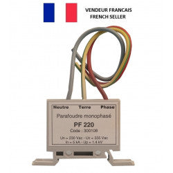 Parafoudre modulaire secteur 220v rail din 5ka type 3 parasurtenseurs parasurtension - ECLATS DESTOCKAGE