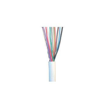 Cable 10x0.22 souple blinde blanc ø5.5mm le mètre fil 10x0,22 telephone avec ecran cablage alarme ECLATS DESTOCKAGE