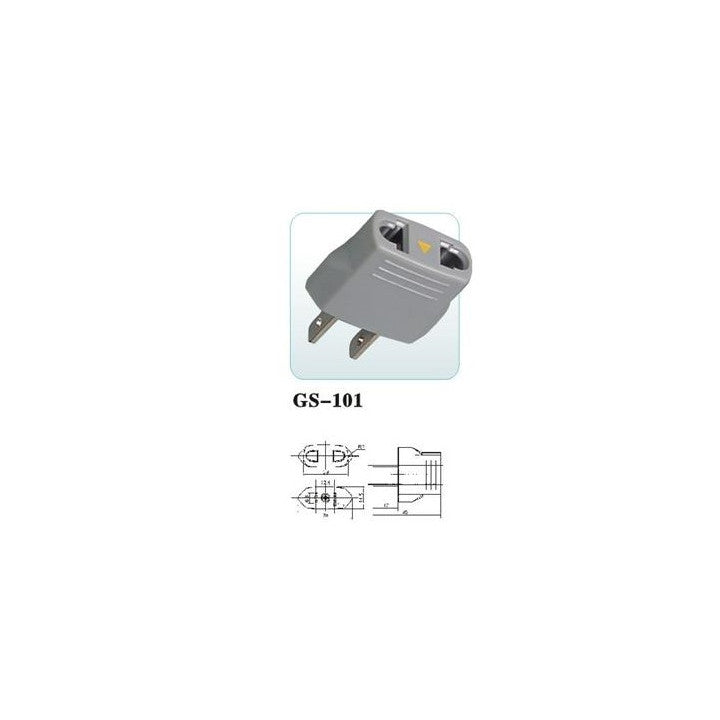 Adaptateur europe canada euro/americain japon etats unis voyage secteur prise usa convertisseur ECLATS DESTOCKAGE
