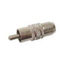 Adaptateur fiche f femelle vers rca mâle velleman cf16 5410329284060 ECLATS DESTOCKAGE