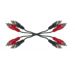 Cordon audio video 1,2m 4 rca mâle vers 4 rca mâle cable camera surveillance securite avw080 ECLATS DESTOCKAGE