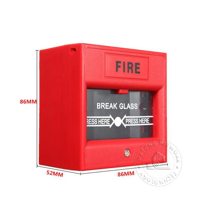 Déclencheur manuel boitier a briser Bouton appel pour centrale alarme incendie pb-911 Break Glass ECLATS DESTOCKAGE