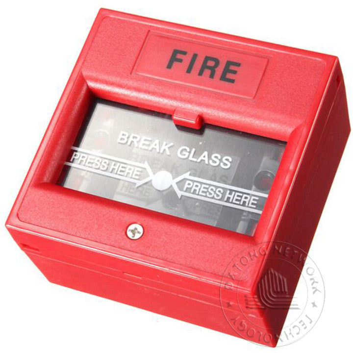 Déclencheur manuel boitier a briser Bouton appel pour centrale alarme incendie pb-911 Break Glass ECLATS DESTOCKAGE