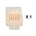 Fiche rj12 6p/6c pour camera ckvn (1 pièce) pour cordons cameras video fiche rj12 ECLATS DESTOCKAGE