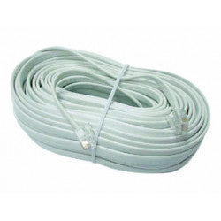 Cordon telephonique 16m rj12 vers rj12 6p/6c compatible rj11 interphone video tcu3616 pvnm pvcm ECLATS DESTOCKAGE