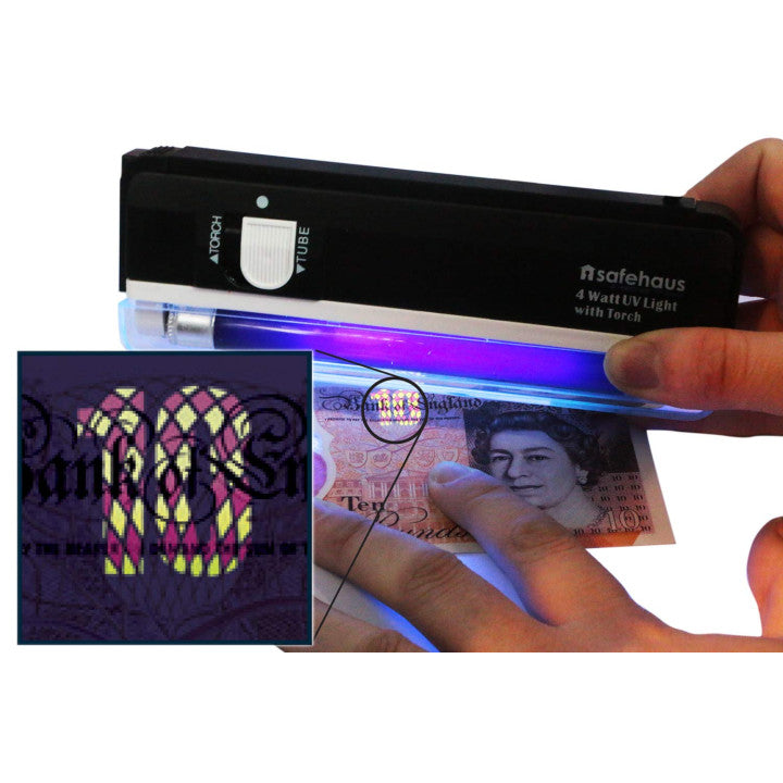 Lampe uv 4w detecteur de faux billet lumiere noire lamp04tbl zluvb ultraviolet carte bancaire ECLATS DESTOCKAGE