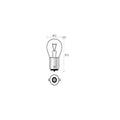 Ampoule electrique eclairage ba15s 12v 21w b15 b15s ba15 ba-15s pour gyrophare gm12a b r gmg12a b r ECLATS DESTOCKAGE
