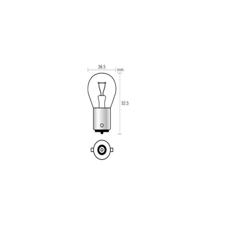 Ampoule electrique eclairage ba15s 12v 21w b15 b15s ba15 ba-15s pour gyrophare gm12a b r gmg12a b r ECLATS DESTOCKAGE