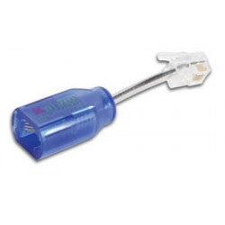 Anti antortillement cordon telephone tcu17 4p4c rj9 mâle a femelle evite tordre fil telephonie ECLATS DESTOCKAGE