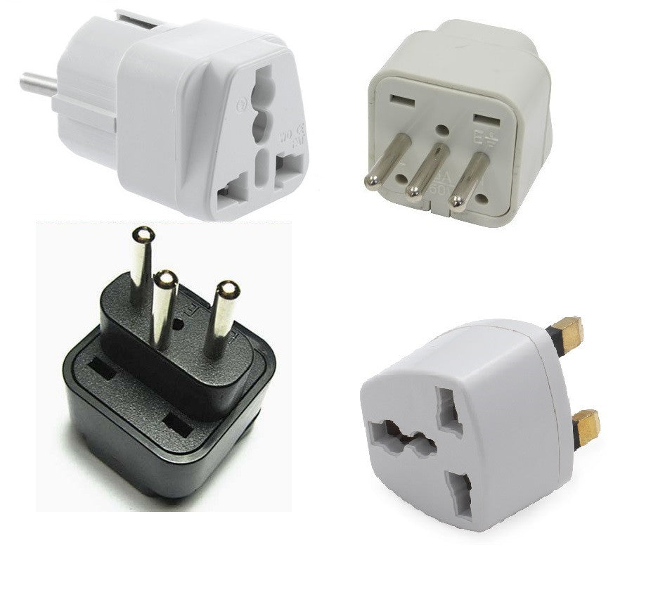 4 adaptateur voyage europe Type C E F G J L france grande bretagne Suisse espagne italie allemagne - ECLATS DESTOCKAGE