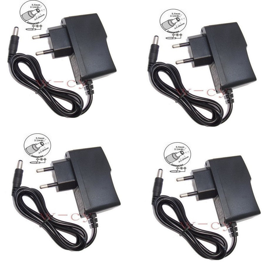 4 Alimentation 110v 220v vers 12v adaptateur 1a 0.5a 0.8a 0.7a 0.9a ac dc - ECLATS DESTOCKAGE