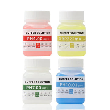 4 Testeur 50ml ORP de solution d'étalonnage PH mètre PH4 PH7 PH10 ORP221mv Calibration ECLATS DESTOCKAGE