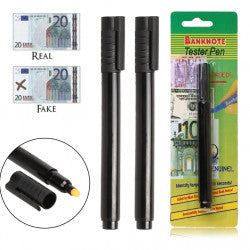 Stylo feutre detecteur testeur faux billet euro detector detection usd 14 devises - ECLATS DESTOCKAGE