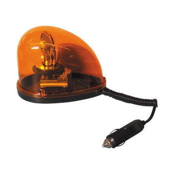 Gyrophare magnetique 24v 21w ambre goutte eau girophare orange feu aimanté electrique ECLATS DESTOCKAGE