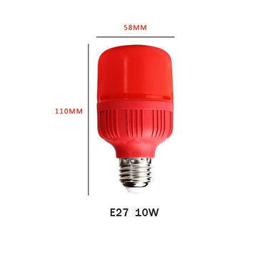 5 Ampoules led e27 220v 10w lanterne rouge vacance festive economie d energie Lampe de noel ECLATS DESTOCKAGE