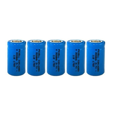 5 Batterie lithium rechargeable 14250 3.7v 300mAh ICR14250 1/2AA lampe torche Appareil photo ECLATS DESTOCKAGE