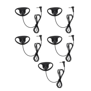 5 Ecouteur oreillette fiche 3.5mm pour ecoute talkie walkie t434, t446, t5w hpss1 hpss2 ECLATS DESTOCKAGE