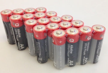 5 pack 4 piles alcaline r6p 1.5v (20 piles) packs piles aa am3 lr6 15a e91mn1500 815 4006 alcalines - ECLATS DESTOCKAGE